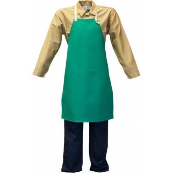 Stanco Flame Resistant Cotton Bib Apron, 24in x 36in, , Stanco Mfg., Mfr#: FR36B