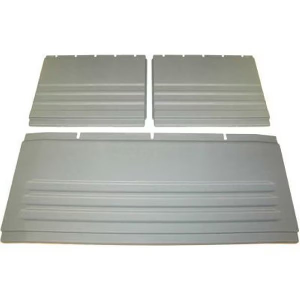 Rubbermaid Gray Side & Back Panel Kit for Rubbermaid Utility Carts, Specialmade Goods And Services, Mfr#: FG4093L1GRAY
