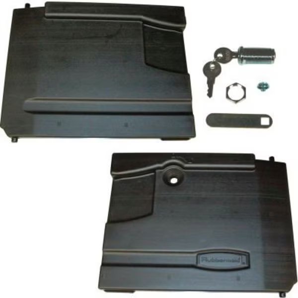 Rubbermaid Door Kit w/Lock for Rubbermaid Xtra Carts, Specialmade Goods And Services, Mfr#: FG4094L1BLA