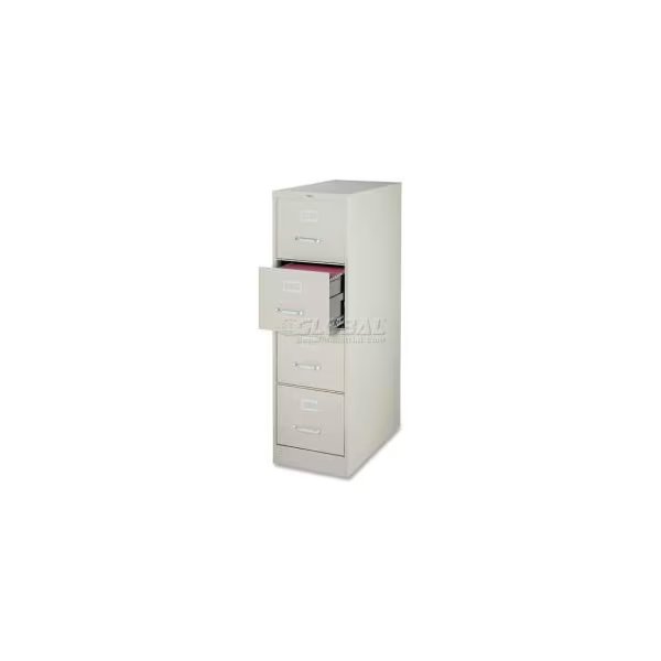 Lorell® 4-Drawer Commercial-Grade Vertical File Cabinet, 15"W x 22"D x 52"H, Gray, Sp Richards, Mfr#: LLR42295