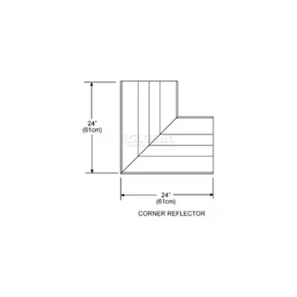 SunStar Corner Reflector For Straight & U Shaped Infrared Heaters, Sunstar Heating Products, Mfr#: 43342000