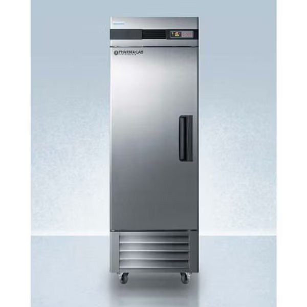 Accucold Pharma-Lab Performance Series Upright Pharmacy Freezer, 23 Cu.Ft., Solid Door, Summit Appliance., Mfr#: AFS23MLLH
