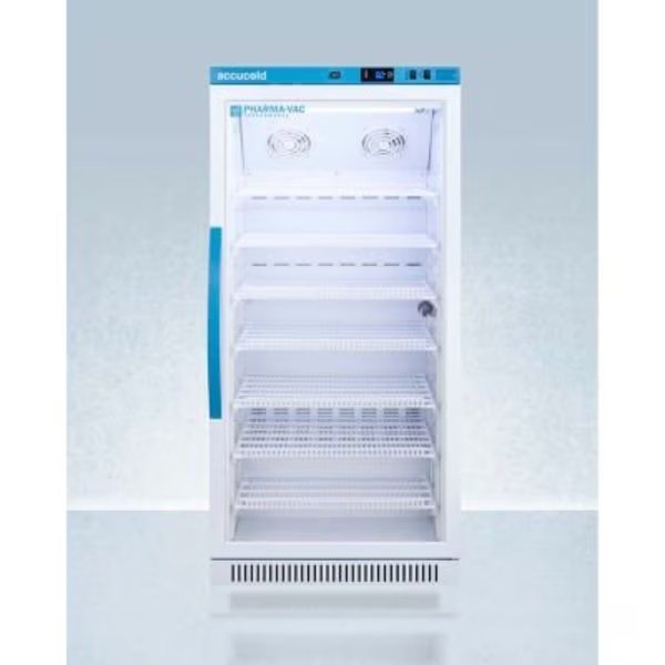 Accucold Pharma-Vac Performance Series Upright Vaccine Refrigerator, 8 Cu.Ft., Glass Door, Summit Appliance., Mfr#: ARG8PV