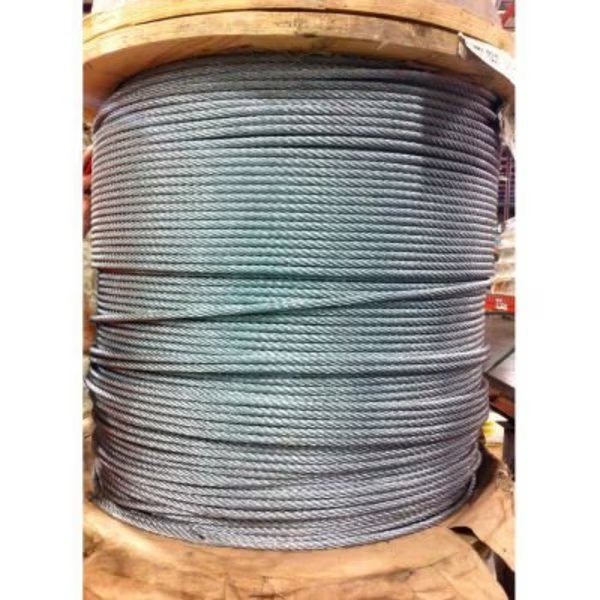 1000' 1/4in Diameter 7x19 Galvanized Aircraft Cable, Southern Wire, Mfr#: 001700-00570