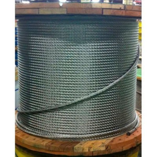 250' 1/8in Diameter 7x19 Type 316 Stainless Steel Cable, Southern Wire, Mfr#: 001900-00170