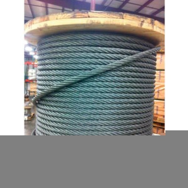 250' 7/16in Dia. 6x26 Extra Improved Plow Steel Galvanized Wire Rope, Southern Wire, Mfr#: 002600-00017