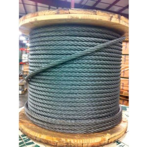 250' 9/16in Dia. 6x19 Improved Plow Stee Galvanized Wire Rope, Southern Wire, Mfr#: 002700-00080