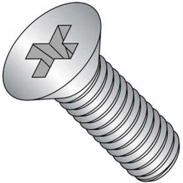 M3 x 0.5 x 8mm - Machine Screw - Phillips Flat Head - 304 Stainless Steel - DIN 965 - Pkg of 100, Titan Fasteners, Mfr#: BSR03008