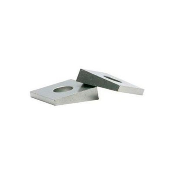 3/8in Malleable Bevel Washer - 7/16in I.D. - .313in Thick - Steel - Galvanized - Grade 2 - Pkg of 25, Titan Fasteners, Mfr#: CLA06