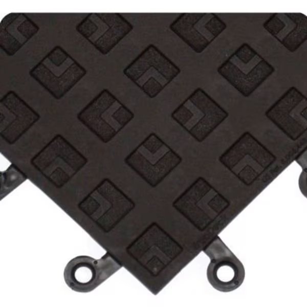 Wearwell ErgoDeck ESD Solid 7/8in Thick 1.5' x1.5' Black - Case of 10, Tennesee Mat Co, Mfr#: 557.78x18x18BK-CS10