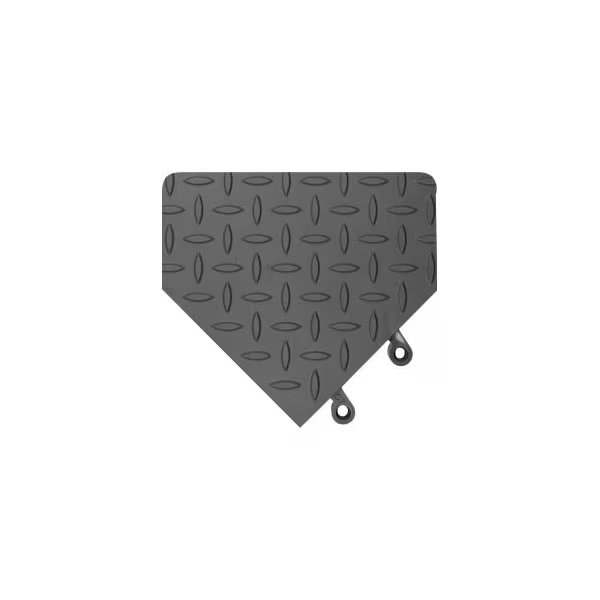 ErgoDeck Max Diamond-Plate Anti Fatigue Mat 7/8in Thick 1.5' x 1.5' Charcoal - Case of 10, Tennesee Mat Co, Mfr#: 599.78x18x18CH-CS10