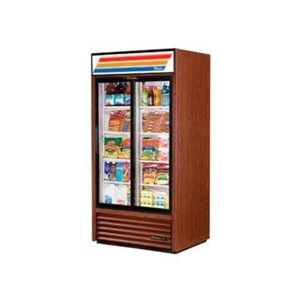 True GDM-33 Refrigerated Merchandiser 2 Section - 39-1/2inW X 29-5/8inD X 78-5/8inH, True Food Service Equipment, Mfr#: GDM-33-HC-LD