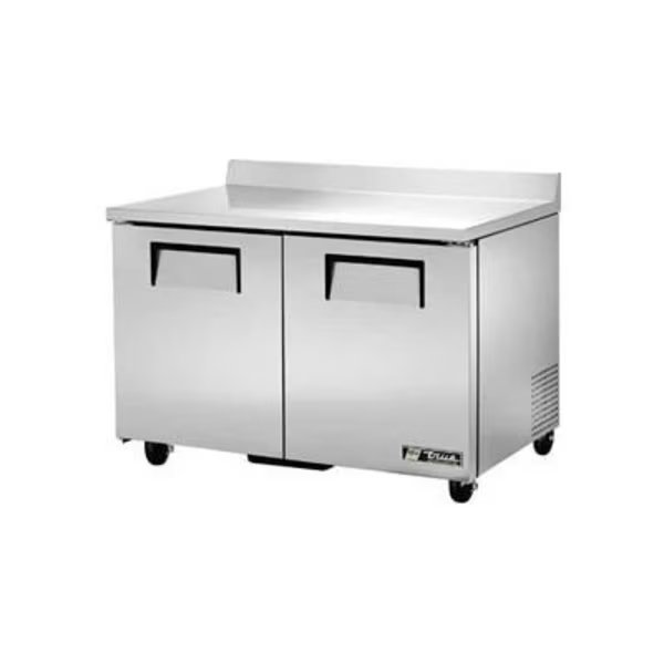 True TWT-48 - Work Top Refrigerator, 2 Sections, 48-3/8inW x 30-1/8inD x 33-3/8inH, True Food Service Equipment, Mfr#: TWT-48-HC