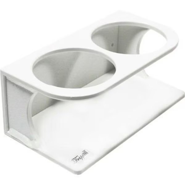 ‚Ñ¢ White HDPE 500mL Small Double Bottle Holder, 7-5/8"W x 4-1/8"D x 3-1/8"H, Trippnt, Mfr#: 50570