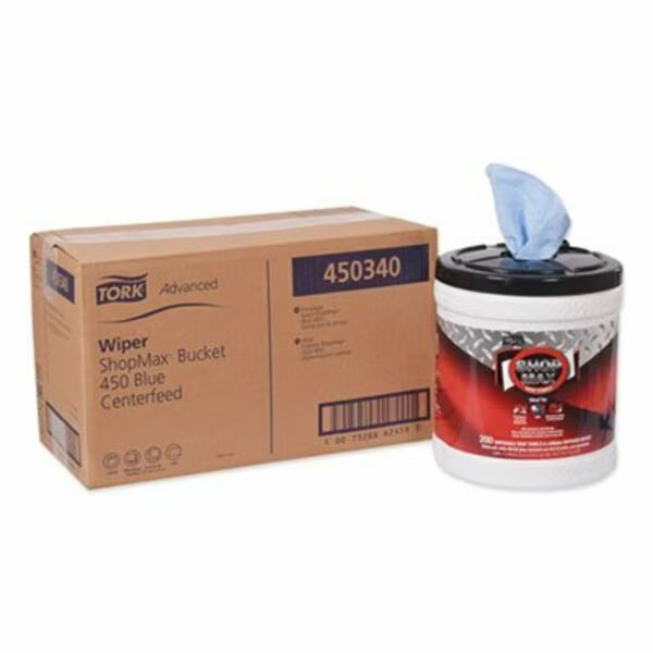 Tork, ADVANCED SHOPMAX WIPER 450, 8.5 X 10, BLUE, 2PK, Essity Professional Hygiene N.A., Mfr#: 450340
