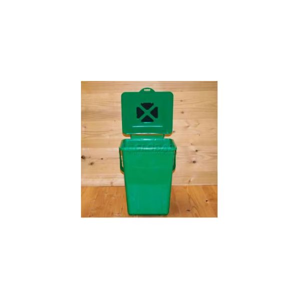 ECO Kitchen Compost Pail, 8-1/2"L x 9"W x 11"H, Exaco Trading Co., Mfr#: ECO 2000
