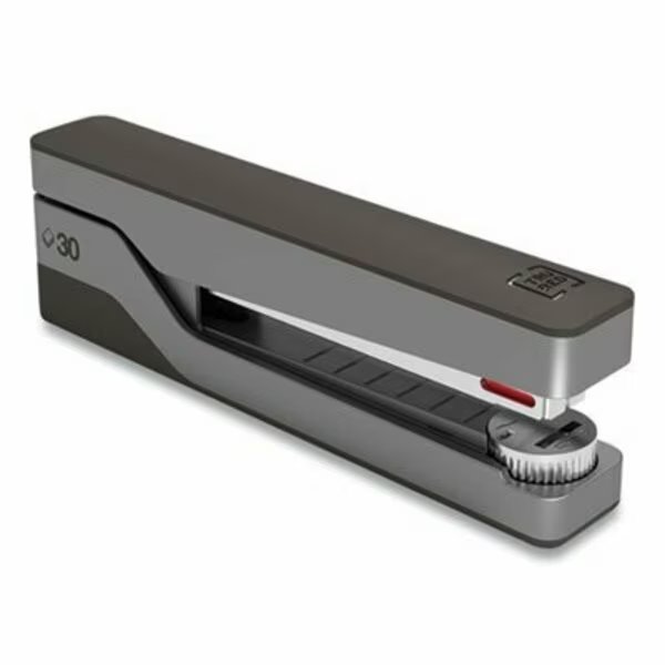PREMIUM DESKTOP FULL STRIP STAPLER, 30-SHEET CAPACITY, GRAY/BLACK, Tru Red, Mfr#: 24418173