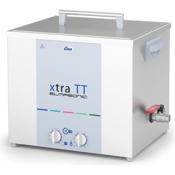 Elmasonic Xtra TT120H Heavy Duty Ultrasonic Cleaner, with Heater, Timer, Drain, 3.5 Gal., Tovatech, Mfr#: 107 6481