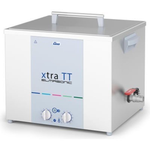 Elmasonic Xtra TT200H Heavy Duty Ultrasonic Cleaner, with Heater, Timer, Drain, 5 Gal., Tovatech, Mfr#: 107 6482