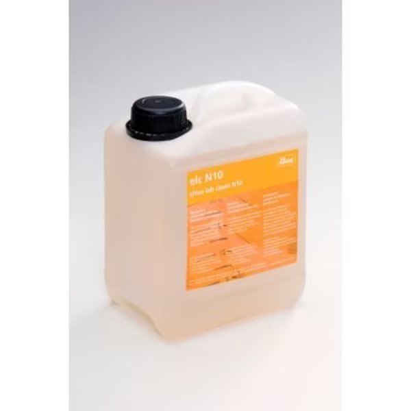 Elma Lab Clean N10 Ultrasonic Cleaning Solution for the Laboratory, 7.1 pH, 10 L, Tovatech, Mfr#: 800 0077