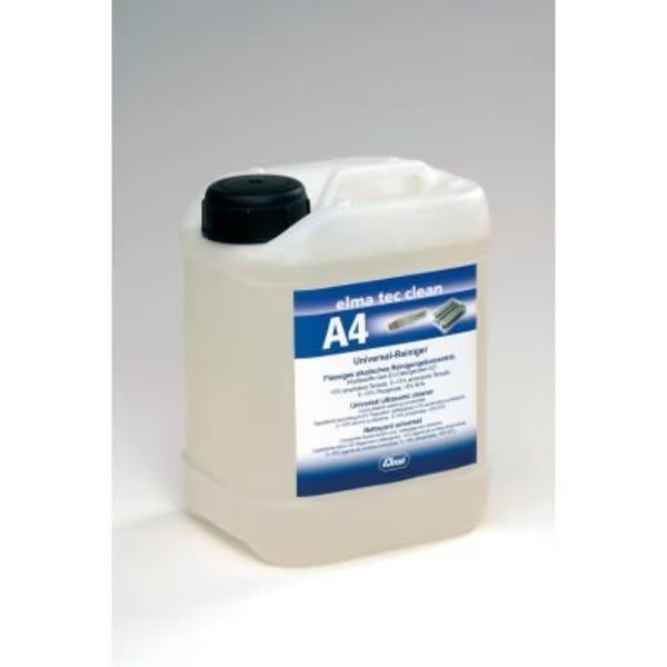 Elma Tec Clean A4 Universal Ultrasonic Degreaser, 13.4 pH, 2.5 L, Tovatech, Mfr#: 800 0132