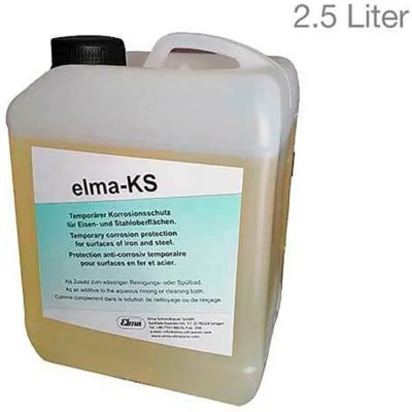 Elma KS Ultrasonic Cleaning Solution, 9 pH, 2.5 L, Tovatech, Mfr#: 800 0320