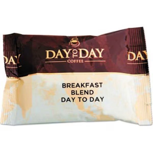 Day to Day Coffee 100% Pure Coffee, Breakfast Blend, 1.5 oz Pack, 42 Packs/Carton, D2D Coffee, Mfr#: 23003