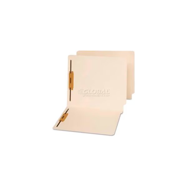 Universal® End Tab Folders, Two Fasteners, Letter, Manila, 50/Box, Universal, Mfr#: UNV13120***