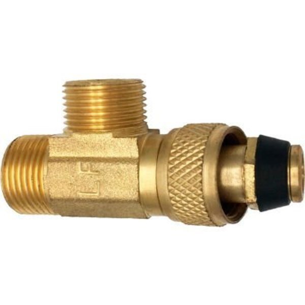 THEWORKS Comp EZ Tee Adapter - 3/8in Female Comp x 3/8in OD x 3/8inOD, Robinson Tech International New Jersey, Mfr#: MTS135