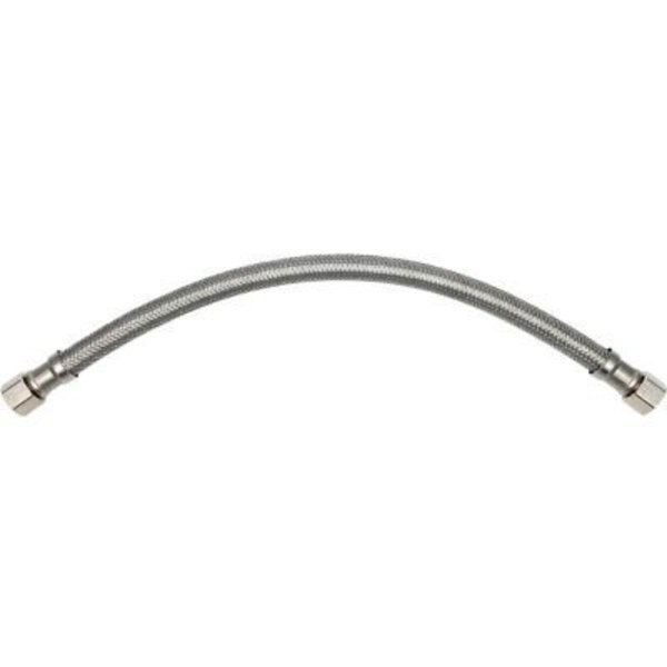 THEWORKS SS Faucet Supply line - 3/8in OD x 3/8in OD x 12in, Robinson Tech International New Jersey, Mfr#: SL116