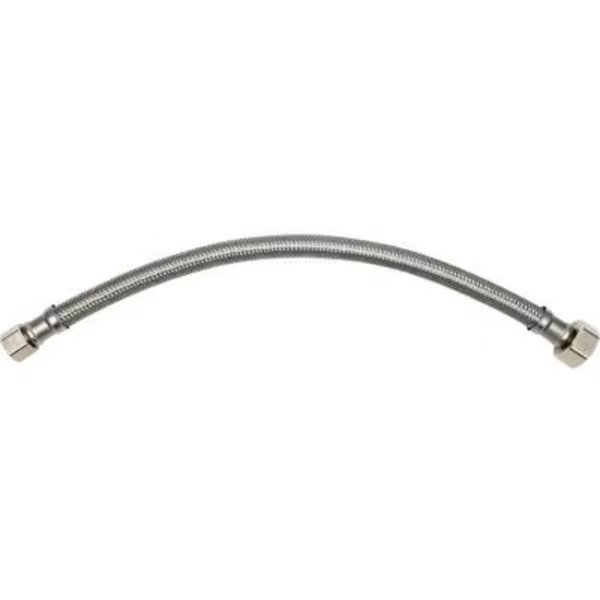 THEWORKS SS Faucet Supply line - 3/8in OD x 1/2in FIP x 20in, Robinson Tech International New Jersey, Mfr#: SL123
