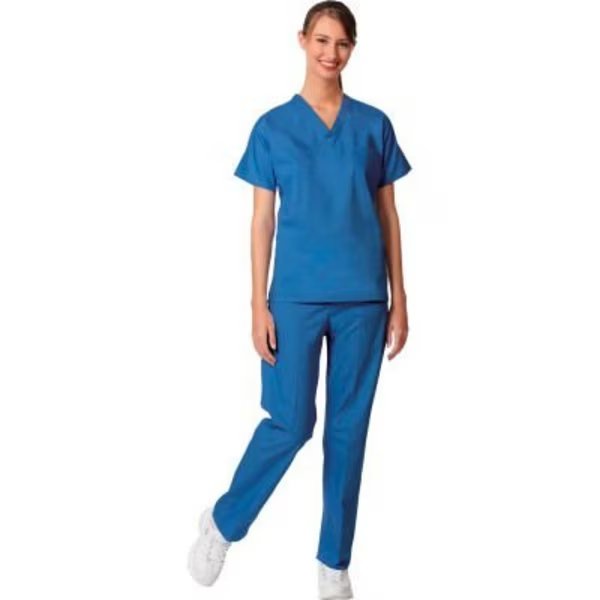 Unisex Set-In Sleeve Scrub Shirt, Reversible, Ciel Blue, M, Superior Surgical Manufacturing, Mfr#: 6796M