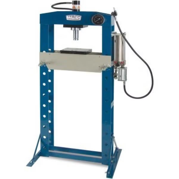 Baileigh Industrial 20 Ton Air/Hand Operated H-Frame Press, 7-1/2in Stoke, CE Approved, Baileigh Industrial Holdings, Mfr#: 1004808