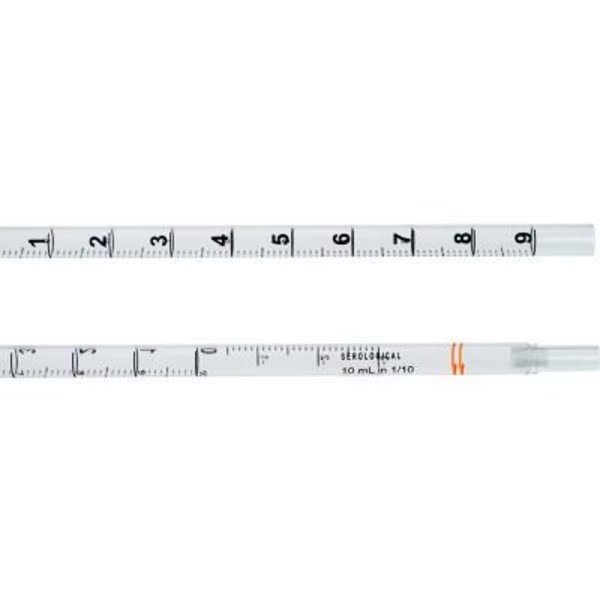 CELLTREAT 10mL Serological Pipet, Open End, Individually Wrapped, Sterile, Polystrene, 200/PK, Celltreat Scientific Products, Mfr#: 229224B