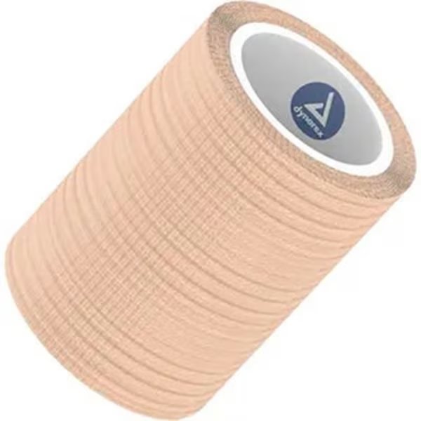 Dynarex Sensi Wrap Self Adherent Bandage Rolls, 4inW x 5 yards, Tan, 18 Pcs, Dynarex, Mfr#: 3174