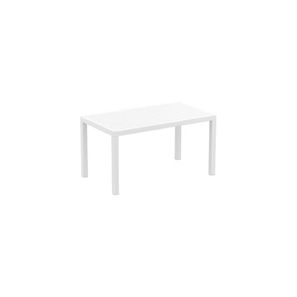 Siesta Ares 55in Rectangle Resin Dining Table, White, Cozydays Dba Compamia, Mfr#: ISP186-WHI