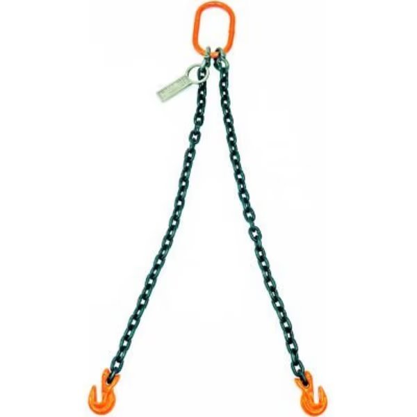 Mazzella Lifting B151100 6' Double Leg Chain Sling W/ Grab Hook, Mazzella, Mfr#: S5193206D02