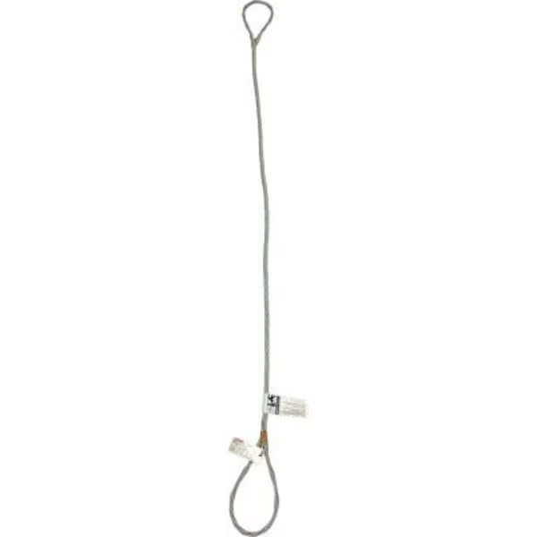 Lift America Wire Rope Sling 1in x 8' Eye & Eye, 9800/11200/22400 Lbs Cap, Mazzella, Mfr#: S602059