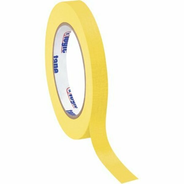 1/2'' x 60 yds. Yellow Tape Logic Masking Tape, 12PK, Bsc Preferred, Mfr#: T93300312PKY