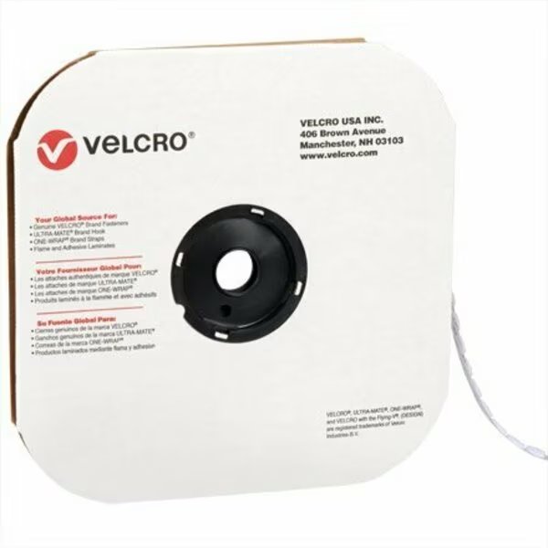 1/2'' - Loop - White VELCRO Brand Tape - Individual Dots, 1440PK, Bsc Preferred, Mfr#: S-7849