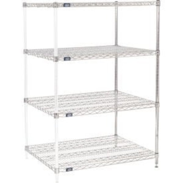 Nexel    Chrome Wire Shelving Add-On - 36"W x 30"D x 63"H, Global Equipment, Mfr#: A30366C