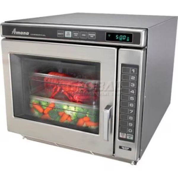 Amana® RC17S2, Commercial Microwave, 1.0 Cu. Ft., 1700 Watt, Keypad, Amana, Mfr#: RC17S2