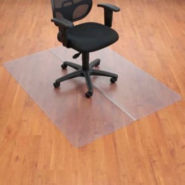 Interion® Office Chair Mat for Hard Floor - 46"W x 60"L - Straight Edge, Aleco, Mfr#: 130221