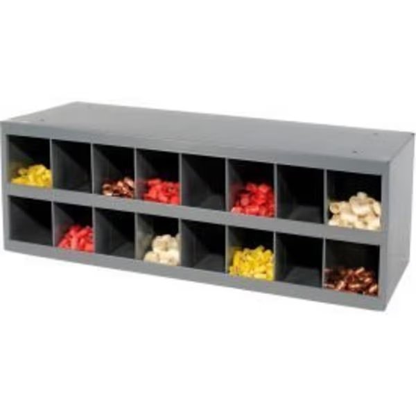 Durham Steel Storage Parts Bin Cabinet 353-95 Open Front - 16 Compartments, Durham Mfg, Mfr#: 353-95