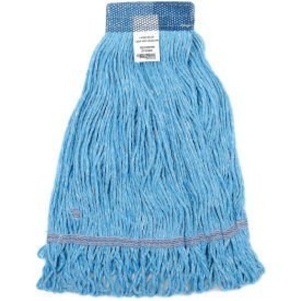 Global Industrial„¢ Large Blue Looped Mop Head, Wide Band, Nexstep Commercial Products, Mfr#: 97157-PL