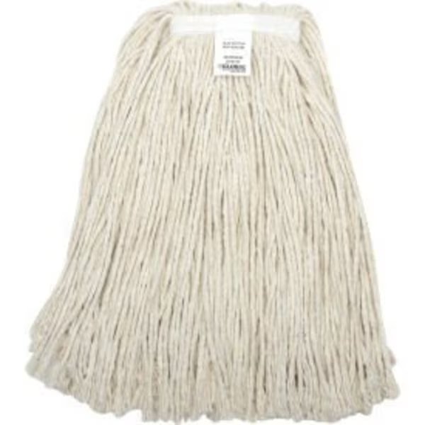 Global Industrial„¢ 16 oz. Cotton Cut-End Mop Head, 4Ply, Narrow Band, Nexstep Commercial Products, Mfr#: 97716V-PL