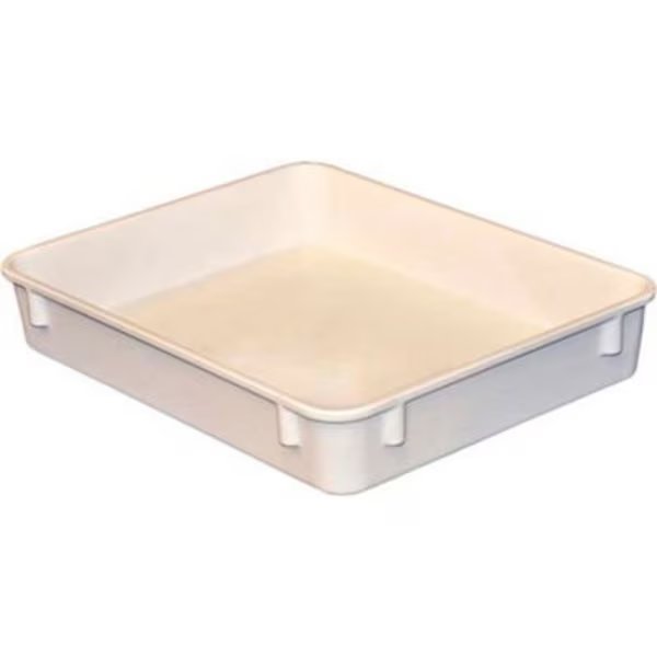 Molded Fiberglass Toteline Nesting Tote 930108 - 12-3/8"L x 9-3/4"W x 2-1/8"H, White, Mfg Tray, Mfr#: 9301085269