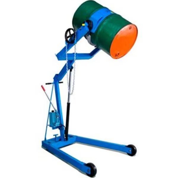 MorseÂ Mobile Drum Lift and Tilt 72" High for 55 Gal Drum - Pull Chain Rotation, Morse, Mfr#: 400A72