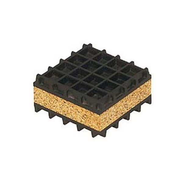 Neoprene And Cork Pad 3" X 3" X 1", Mason Industries, Mfr#: NK3X3