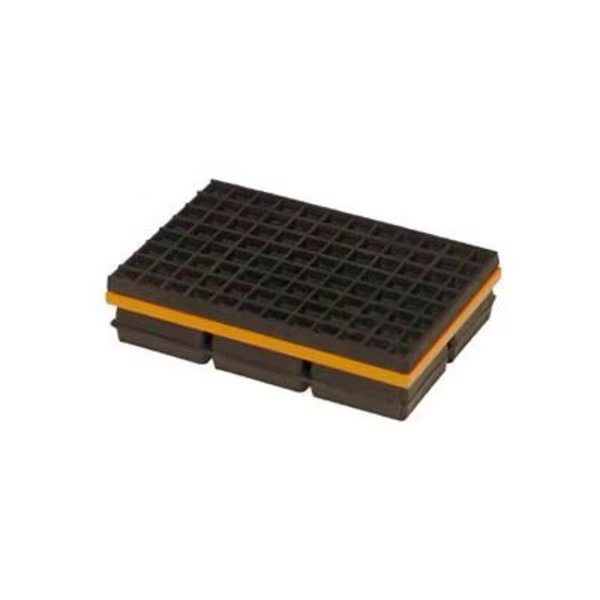 Mason Industries WMSW8X8 Super W Pad - Neoprene And Steel Pad With Friction Pad 8" X 8" X 1 1/4", Mason Industries, Mfr#: WMSW8X8
